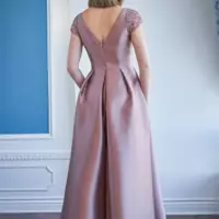 A-line Mother Of Bride Dresses Simple Formal Party Birthday Celebrity Mother Of Groom Gowns - Thumbnail 1