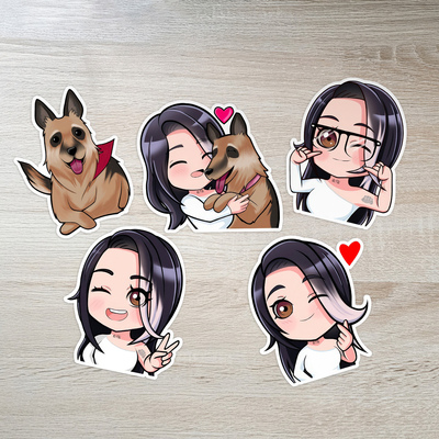 Exclusive Dani stickers #1