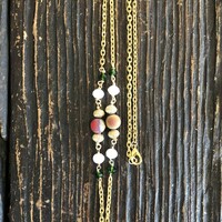 Golden Festive Bell Necklace - Thumbnail 1
