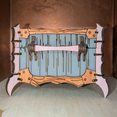 Victorian christmas card mimic box