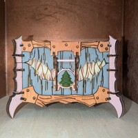 Victorian Christmas card mimic box - Thumbnail 1