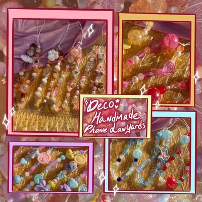 Deco handmade phone lanyard