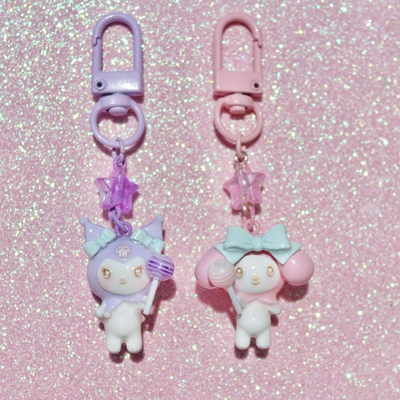 Melody/Kuromi Lollipop keychains
