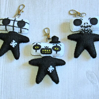 Mini blockhead horror babies monochrome series