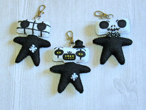 Mini Blockhead Horror Babies Monochrome Series