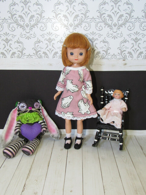 Halloween Middie/ Little Sisters Raglan Dresses
