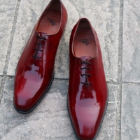 Crafted Leather Classic and Elegance Genuine Leather Oxford Dress Shoes  - Thumbnail 3