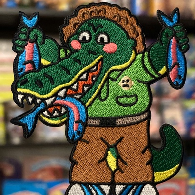 Garbage patch kids ali gator patch (iron-on)