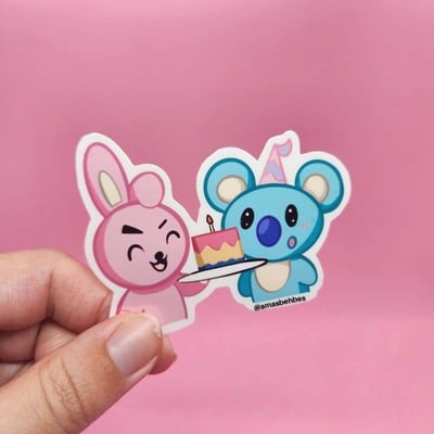 Koya & cookie sticker