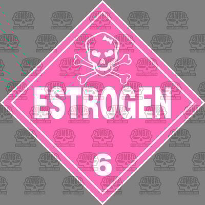 Girl power warning sticker pack