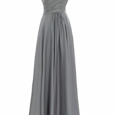 Grey mother of the bride/groom dress a line beaded crystals evening formal wedding guest 