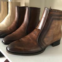 Custom Edition Handmade Men's Formal Wear Side Zipper Design Boot - Thumbnail 1