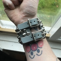 Premade Grey Chaotic Small-Standard-Cones Cuff - Thumbnail 6