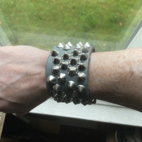 Premade Grey Chaotic Small-Standard-Cones Cuff - Thumbnail 4