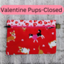 Zippered Pouch-  Valentine's Day (Select from multiple) -1