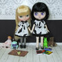 Halloween Middie/ Little Sisters/ Monster High Alice Dresses - Thumbnail 4