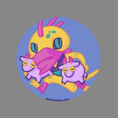 Cowboy cryptids buttons