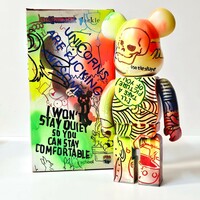 Custom Bearbrick 400% by Judas Arrieta "CAT RULE"  - Thumbnail 5