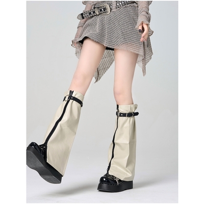 Harajuku zipper leg warmers