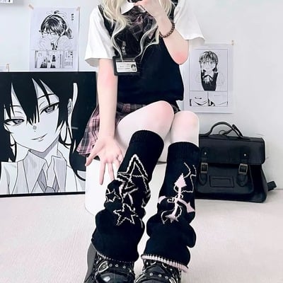 Y2k girl stars leg warmers