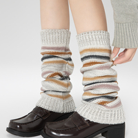 Vintage brown stripes leg warmers - Thumbnail 1
