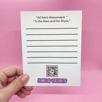 Genshin slimes postcard