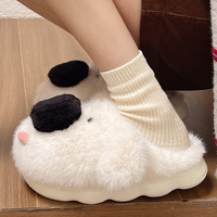 Fuzzy Dog Slippers - Thumbnail 3