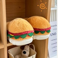 Cozy Hamburger Slippers - Thumbnail 3