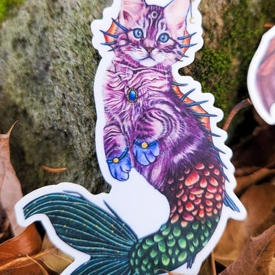 "fantasy cats" sticker pack