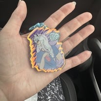 demon keychain design