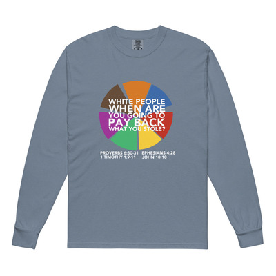 Thief in the night garment-dyed heavyweight long-sleeve shirt