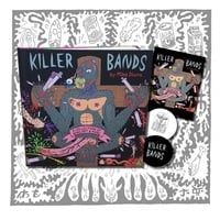 MIKE DIANA "Killer Bands" BOOK (w/Poster and Buttons) - Thumbnail 1
