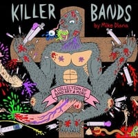 MIKE DIANA "Killer Bands" BOOK (w/Poster and Buttons) - Thumbnail 6