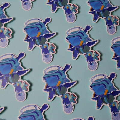 FLCL Canti Groceries Sticker