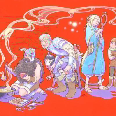 8.5x11 something cooking print