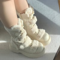 Cute Bear Buckle Up Snow Boots - Thumbnail 5