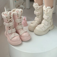 Cute Bear Buckle Up Snow Boots - Thumbnail 7