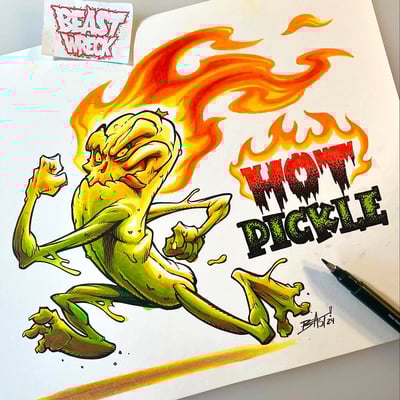 Hot pickle color artwork - Thumbnail 5