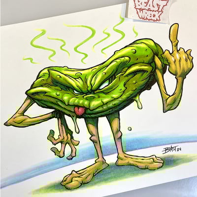 Sour pickle color artwork - Thumbnail 5