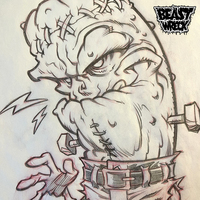 FRANKEN-PICKLE pencil artwork - Thumbnail 1