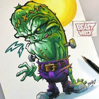 FRANKEN-PICKLE color artwork - Thumbnail 1