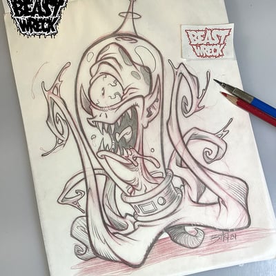 Kang pencil artwork - Thumbnail 5