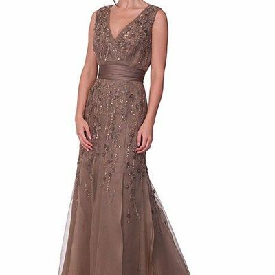 Elegant mother of the bride/groom dress sheath lace appliques evening formal party gown prom dress