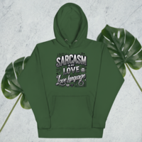  Sarcasm Love Language Unisex Hoodie - Thumbnail 7