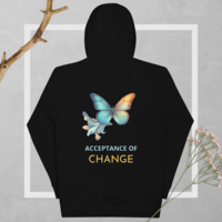 BUTTERFLY woman Hoodie - Thumbnail 11