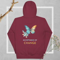 BUTTERFLY woman Hoodie - Thumbnail 13