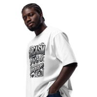  SARCASM LOVE LANGUAGE Oversized heavyweight t-shirt - Thumbnail 4