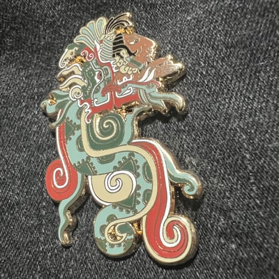 Kukulkan 2" enamel pin