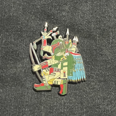 GalAztec Bounty Hunter 2" Enamel Pin