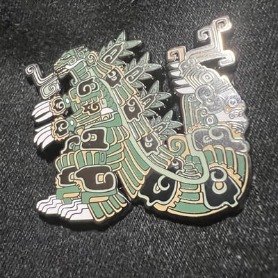 Gojirazteca 2" enamel pin